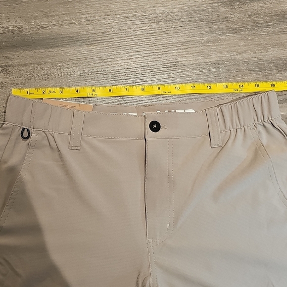 Eddie Bauer Men's Beige Flat Front Shorts - Picture 7 of 11